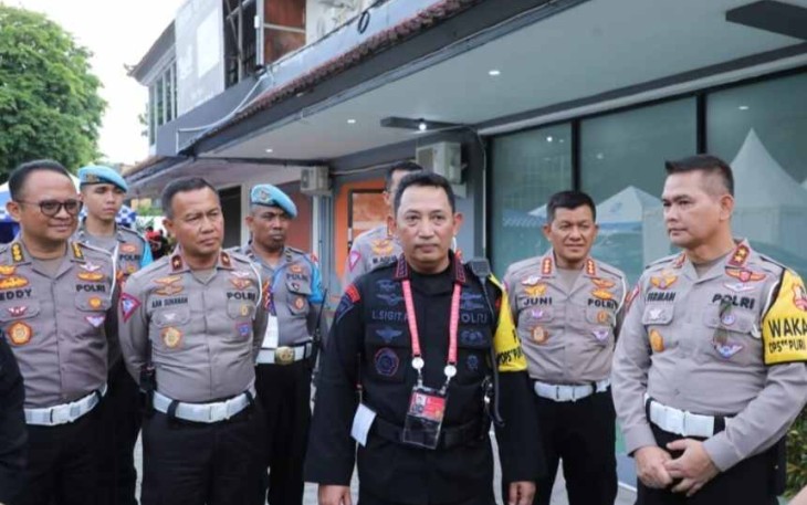 Kapolri Jenderal Listyo Sigit Prabowo saat pengamanan KTT G20 di Bali