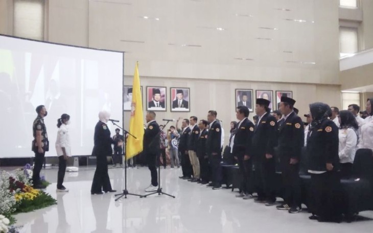Pengukuhan Karang Taruna Kota Batu, Kamis (22/12)