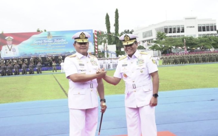 Panglima TNI Laksamana Yudo Margono bersama Kasal Laksamana TNI Muhammad Ali 