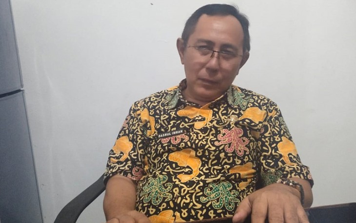 Kabag Hukum Pemda Kaur Dasrul Imran, SH saat ditemui wartawan klikwarta.com di ruang kerjanya, Kamis (24/03/2022).