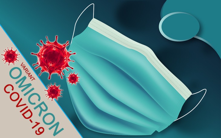ilustrasi Omicron 