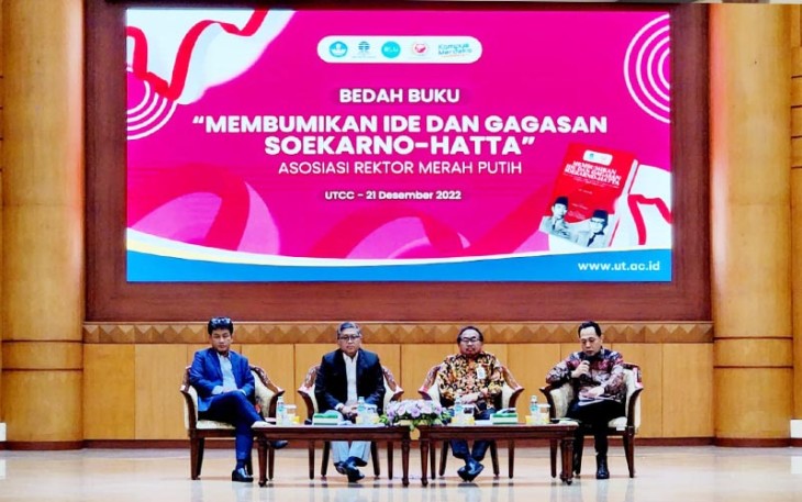 *Bedah Buku “Membumikan Ide dan Gagasan Soekarno-Hatta” Oleh Para Rektor di Universitas Terbuka