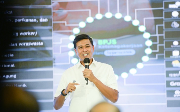 Dirut BPJS Ketenagakerjaan Anggoro Eko Cahyo (foto : BPJS Ketenagakerjaan untuk Klikwarta.com)