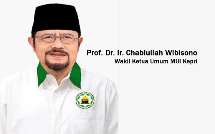 Wakil Ketua Umum MUI Kepri yang juga Ketua Majelis Ekonomi Syariah DMI Kepri, Prof. Dr. Ir. Chablullah Wibisono