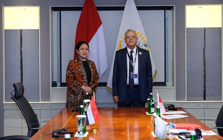 Ketua DPR RI Puan Maharani dan Ketua Parlemen Mesir, Hanafi Ali Gebaly