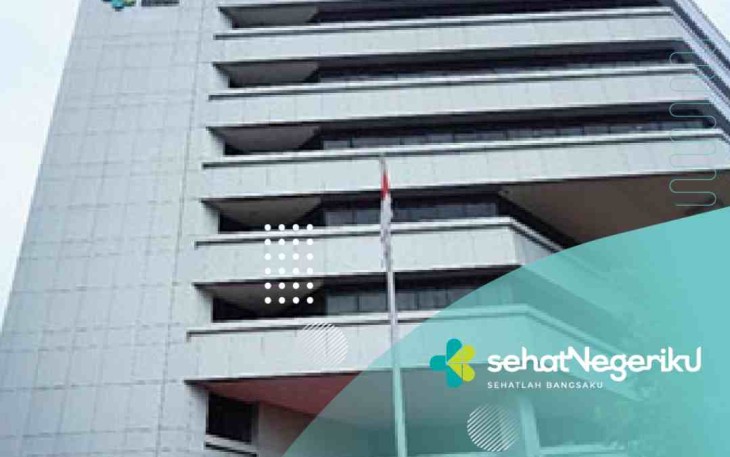 Gedung kementerian kesehatan RI di Jakarta. Jum'at (13/05/2022)
