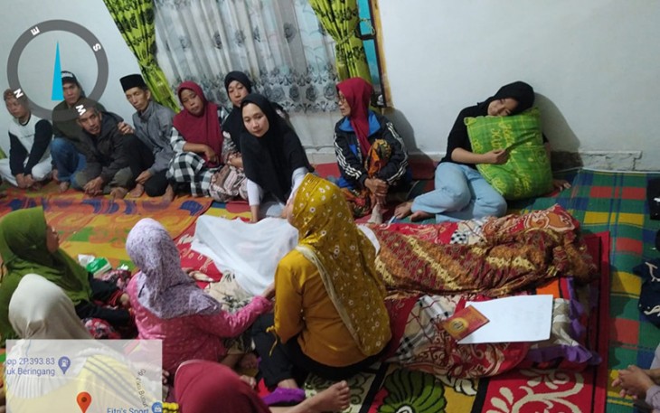 Suasana di Rumah Duka pasca korban ditemukan