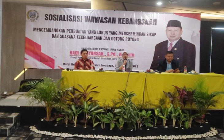 Cak Dedi saat gelar wawasan Kebangsaan pada Minggu (4/12/2022).