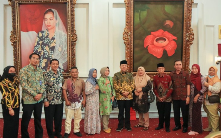 Gubernur Bengkulu saat bertemu POPTI Cabang Bengkulu, Kamis (23/6/2022),