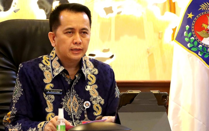Direktur Jenderal (Dirjen) Bina Keuangan Daerah (Keuda) Kemendagri Agus Fatoni.