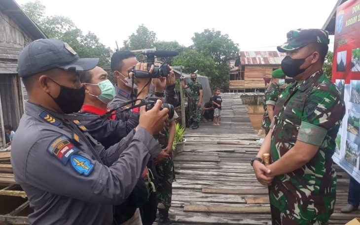 Dandim Perkenalkan Media Centre Kodim Palangka Raya Guna Membangun TNI AD Secara Adaptif