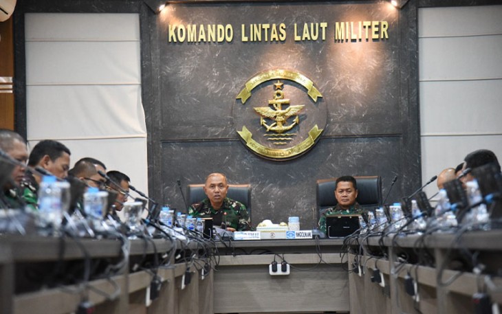 Inspektorat Jenderal Angkatan Laut saat melaksanakan audit kinerja di jajaran Kolinlamil tahun 2022