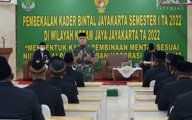 Irdam Jaya Brigjen TNI M. Arifin saat tutup penataran Kader Bintal Jayakarta 