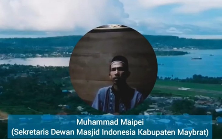 Muhammad Maipe Sekretaris Dewan Masjid Indonesia Kabupaten Maybrat, Provinsi Papua Barat