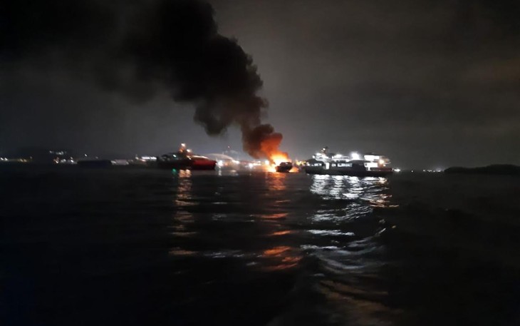 Pasca kejadian Kapal Dumai Line 5 yang Terbakar