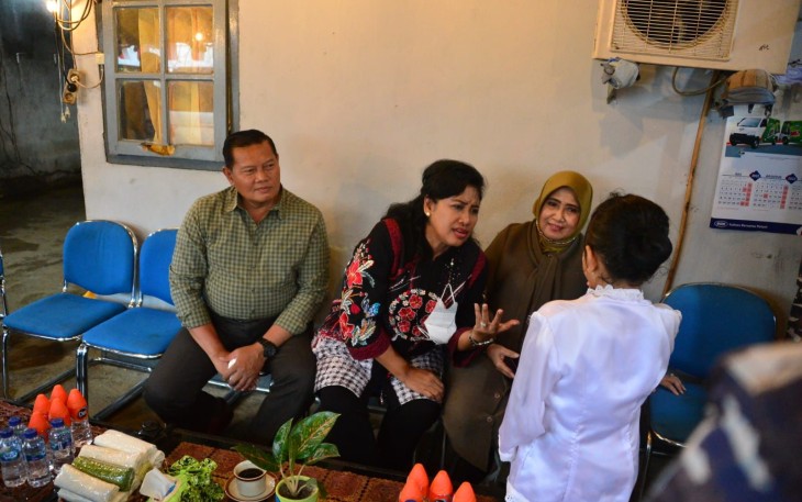 Kasal Laksamana Yudo saat Sambangi Rumah Prajurit 