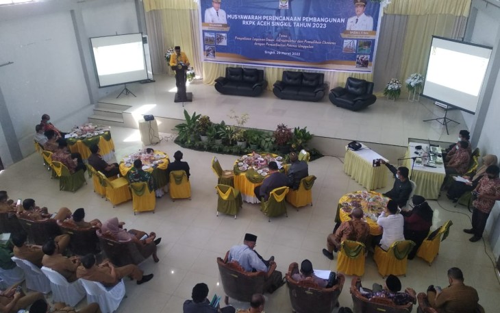 Musrenbang RKPK Aceh Singkil Tahun 2023, digedung seni budaya, setempat.