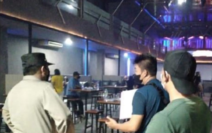 Anggota Polsek Ratu Agung saat jalankan Ops Pekat