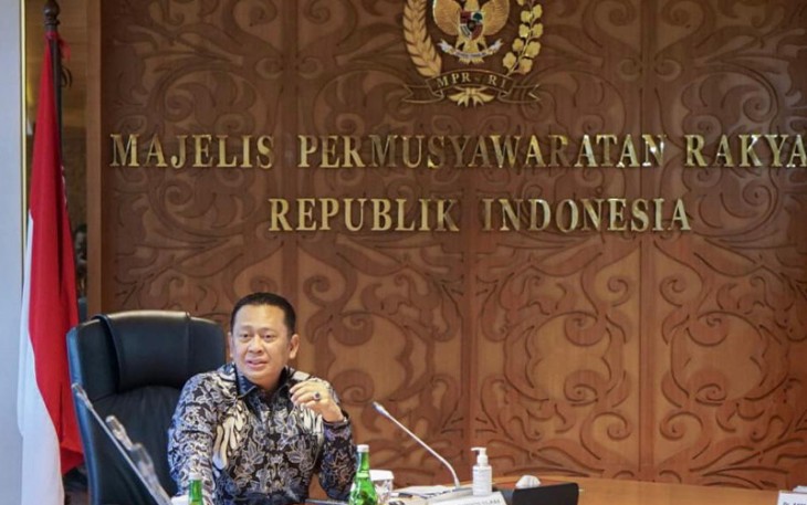 Bamsoet saat Rapat Pimpinan MPR RI, di Jakarta, Senin (19/9/22).