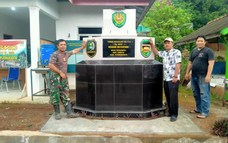 Tugu TMMD Kodim Purwakarta ke-113