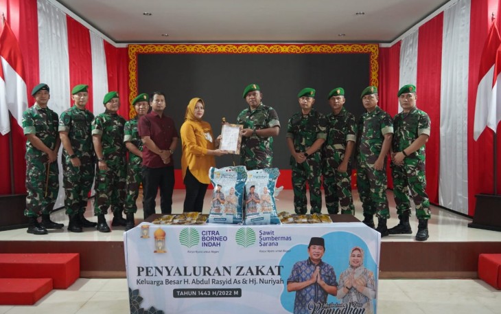 Kodim Palangka Raya Siap Bantu Salurkan Zakat dari Crazy Rich Kalimantan