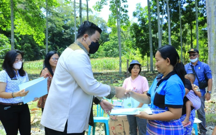 Bupati Samosir Pada Pencanangan Vaksinasi PMK