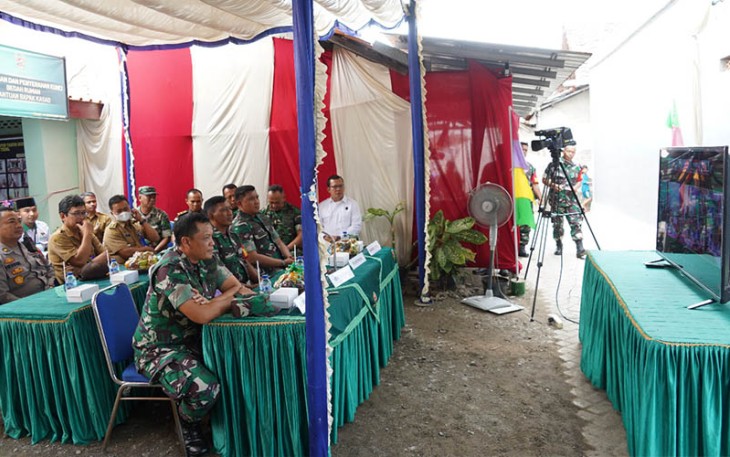 Serentak RTLH Program Babinsa Masuk Dapur saat Diresmikan Kasad