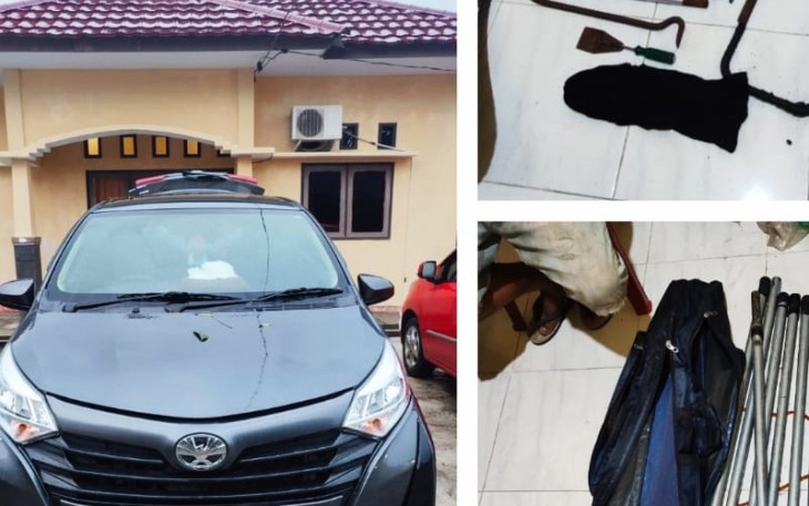 Barang Bukti saat diamankan