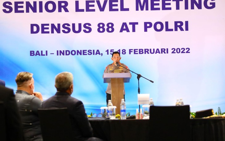 Kapolri Jenderal Listyo Sigit Prabowo saat hadiri Senior Level Meeting