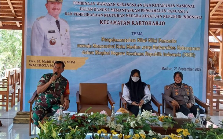 Danramil saat jadi narasumber