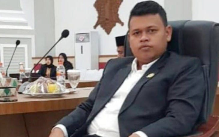 Zulfadli alias Oyong dari Fraksi Partai Nasdem sekaligus anggota DPRK Aceh Timur