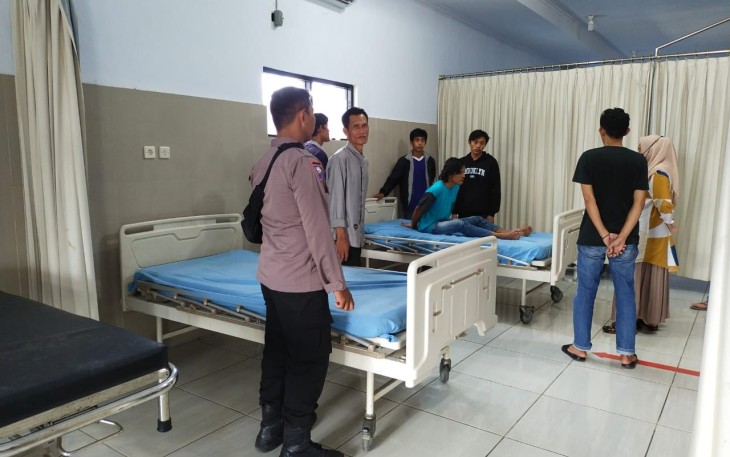ODGJ saat Diamankan Polsek Talang Empat