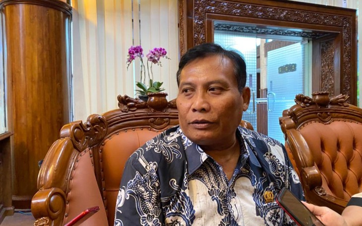 Anggota Komisi D DPRD Jawa Timur Satib saat ditemui awak media