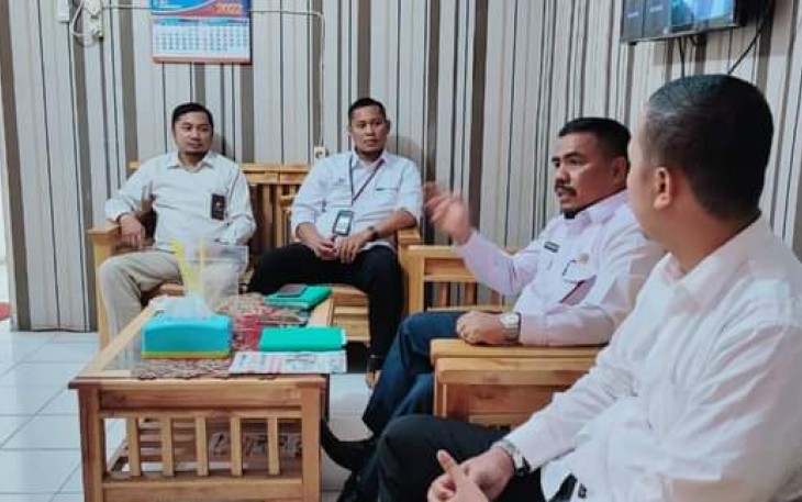 Diskominfo Labuhanbatu saat Terima Kunjungan Kepala BPS 