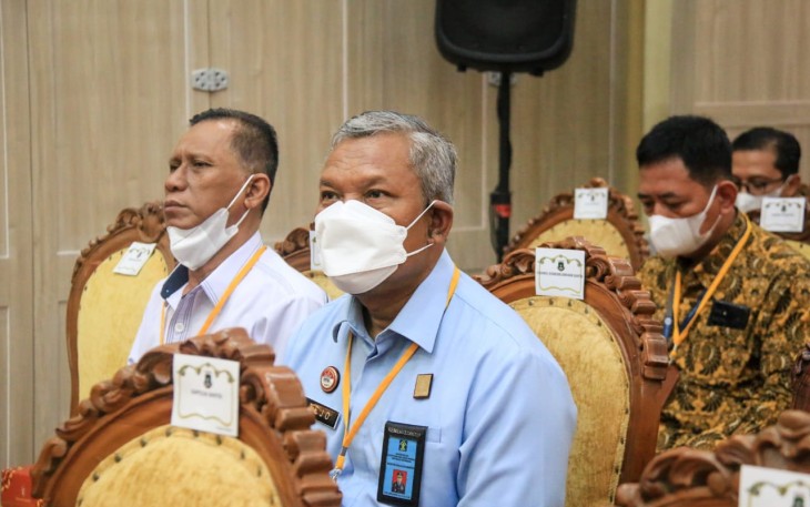 Kepala Kanwil Kemenkumham Banten, Tejo Harwanto saat hadir dalam acara