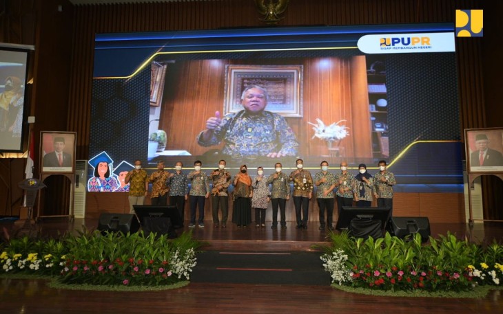 MSS Tahun 2022 serta Karyasiswa LPDP dan Lembaga Beasiswa Luar Negeri di Gedung Auditorium Kementerian PUPR, Rabu (7/9). 