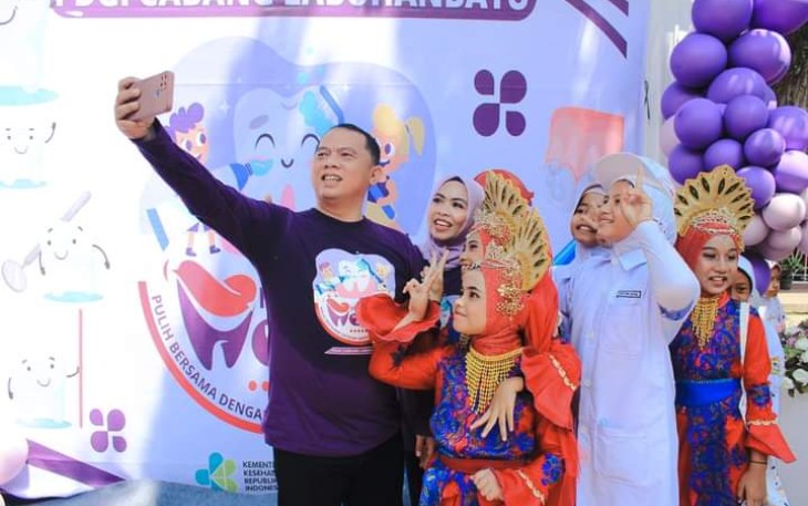 Pemkab Labuhanbatu saat Peringati Hari Kesehatan Gigi Nasional 