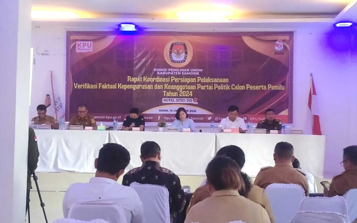 Rapat Koordinasi Verfak Kepengurusan dan Anggota Partai Politik