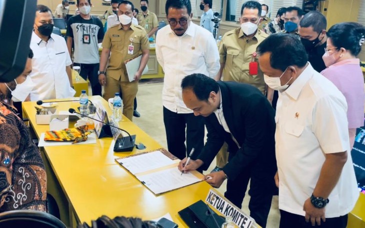 Raker Komite I DPD RI dan Mendagri