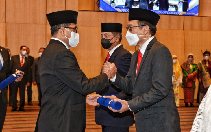 Menhub berikan ucapan selamat ke Dirjen Perhubungan Darat dan Laut yang Baru