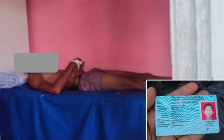 Korban saat dibawa di Puskesmas Air Periukan 
