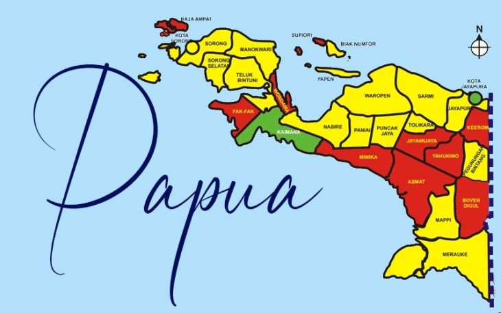 peta Papua