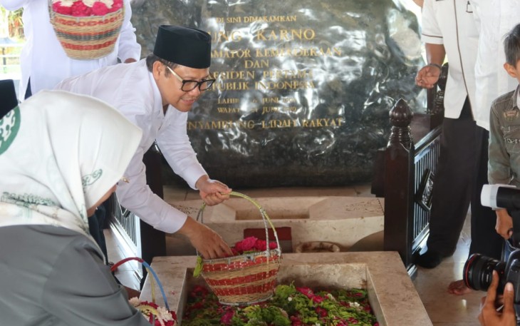 Gus Muhaimin dan Pengurus PKB saat Ziarah Makam Bung Karno