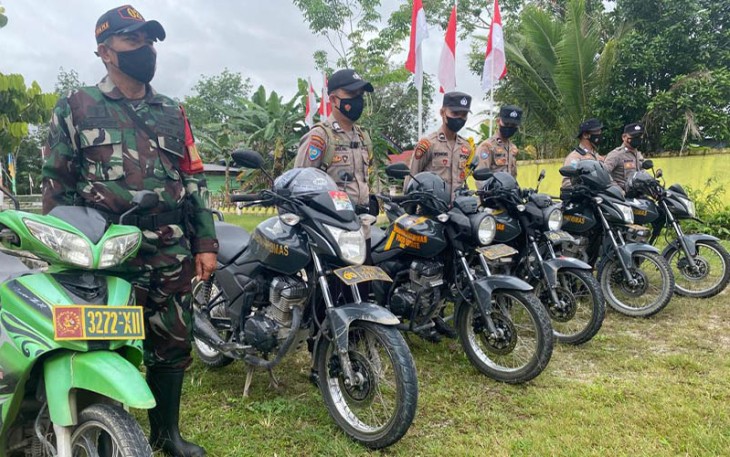 Babinsa Koramil Sepang saat Ikuti Kegiatan Apel Kesiapsiagaan Karhutla