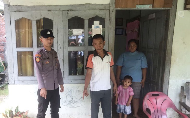 Polisi saat Olah TKP 