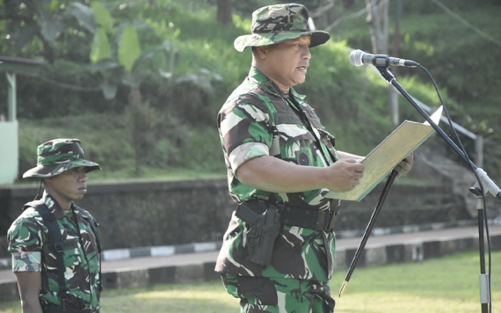 Upacara Pembukaan Latihan Berganda Siswa Dikjurbaif Abit Diktukba TNI AD TA 2022
