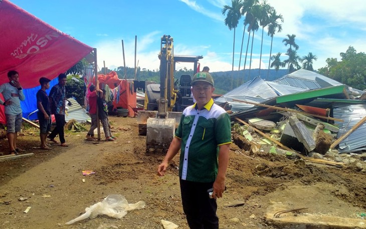 4 Unit Alat Berat Dikerahkan untuk Bersihkan Puing Pasca Bencana Alam Pasaman