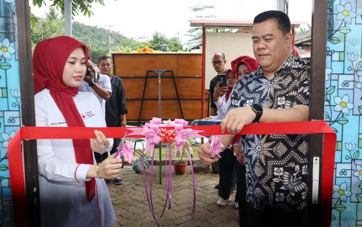 Pj Sekda dan Ketua PMI Bintan Resmikan Gerai Donor Darah