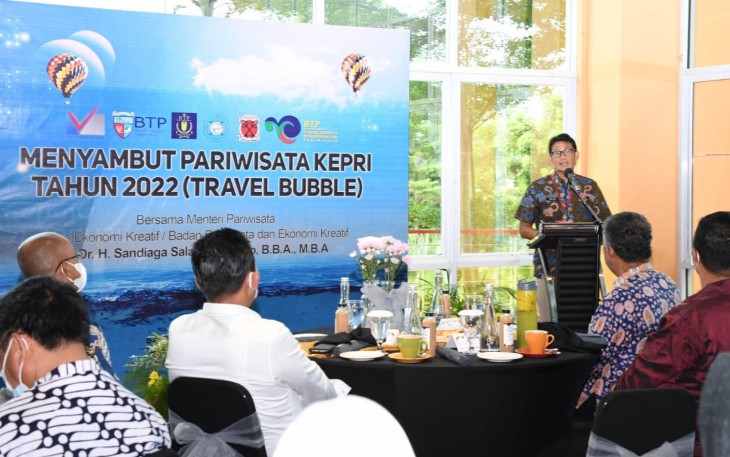 Menteri Pariwisata dan Ekonomi Kreatif (Menparekraf) RI Sandiaga Salahuddin Uno