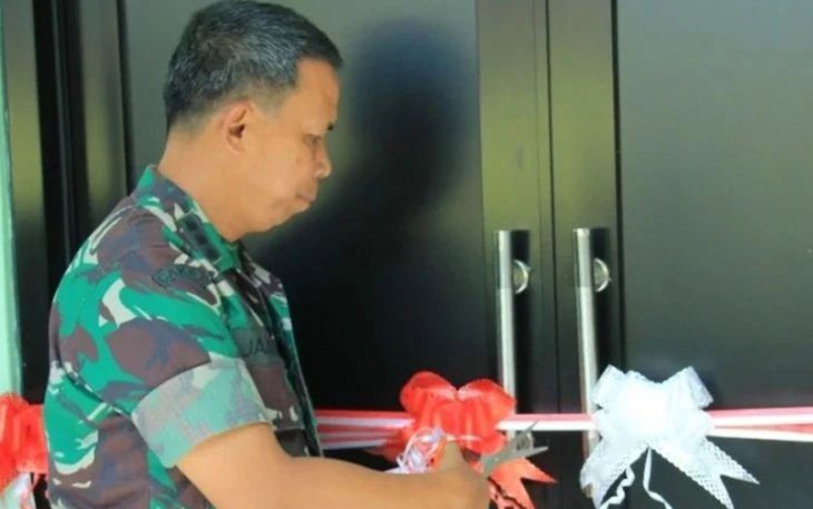 Kahub Kostrad saat Resmikan Ruang Sever dan E-Learning Centre